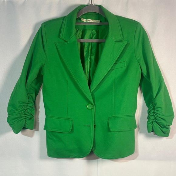 Gibson Jackets & Blazers - Gibson Vibrant Green Women's Blazer
